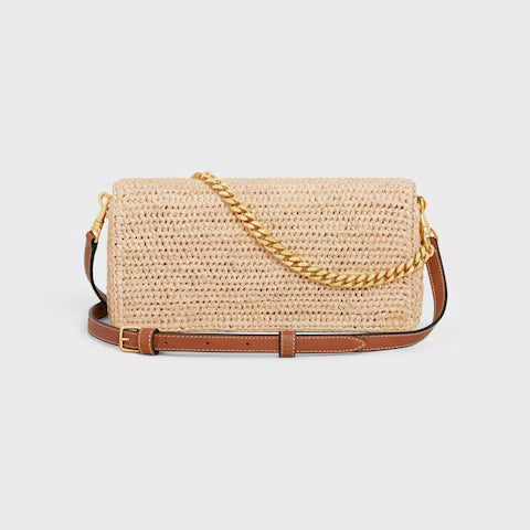 Celine Multi Pochette em Ráfia