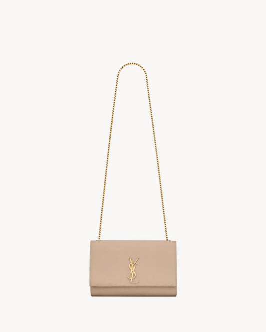 YSL Kate media em couro