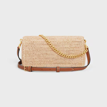 Celine Multi Pochette em Ráfia