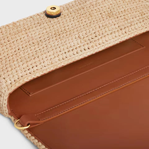 Celine Multi Pochette em Ráfia