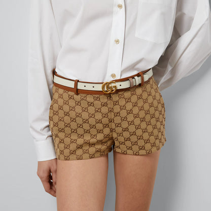 Cinto Gucci Dupla Face 2 cm