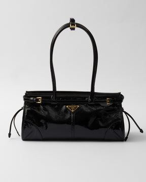 Bolsa Prada Bonnie em couro envernizado