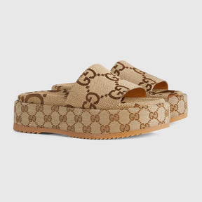 Papete Gucci Angelina Canvas Monoram