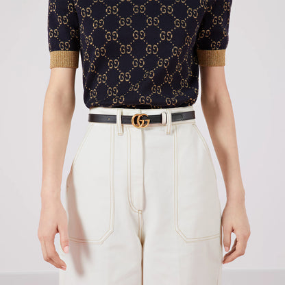 Cinto Gucci Dupla Face 2 cm