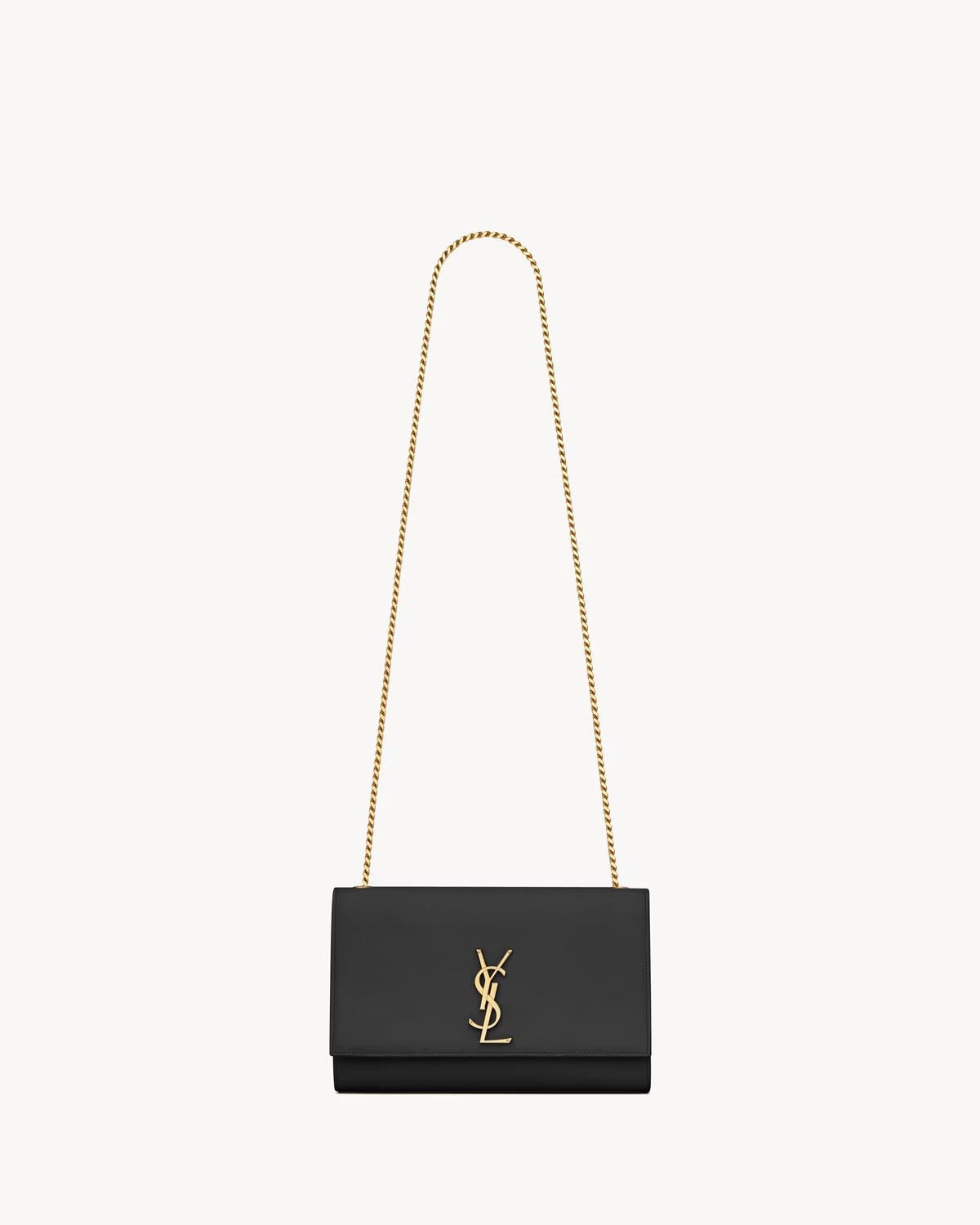 YSL Kate media em couro