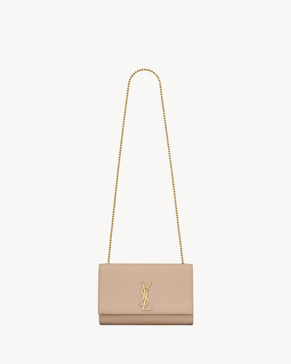 YSL Kate media em couro