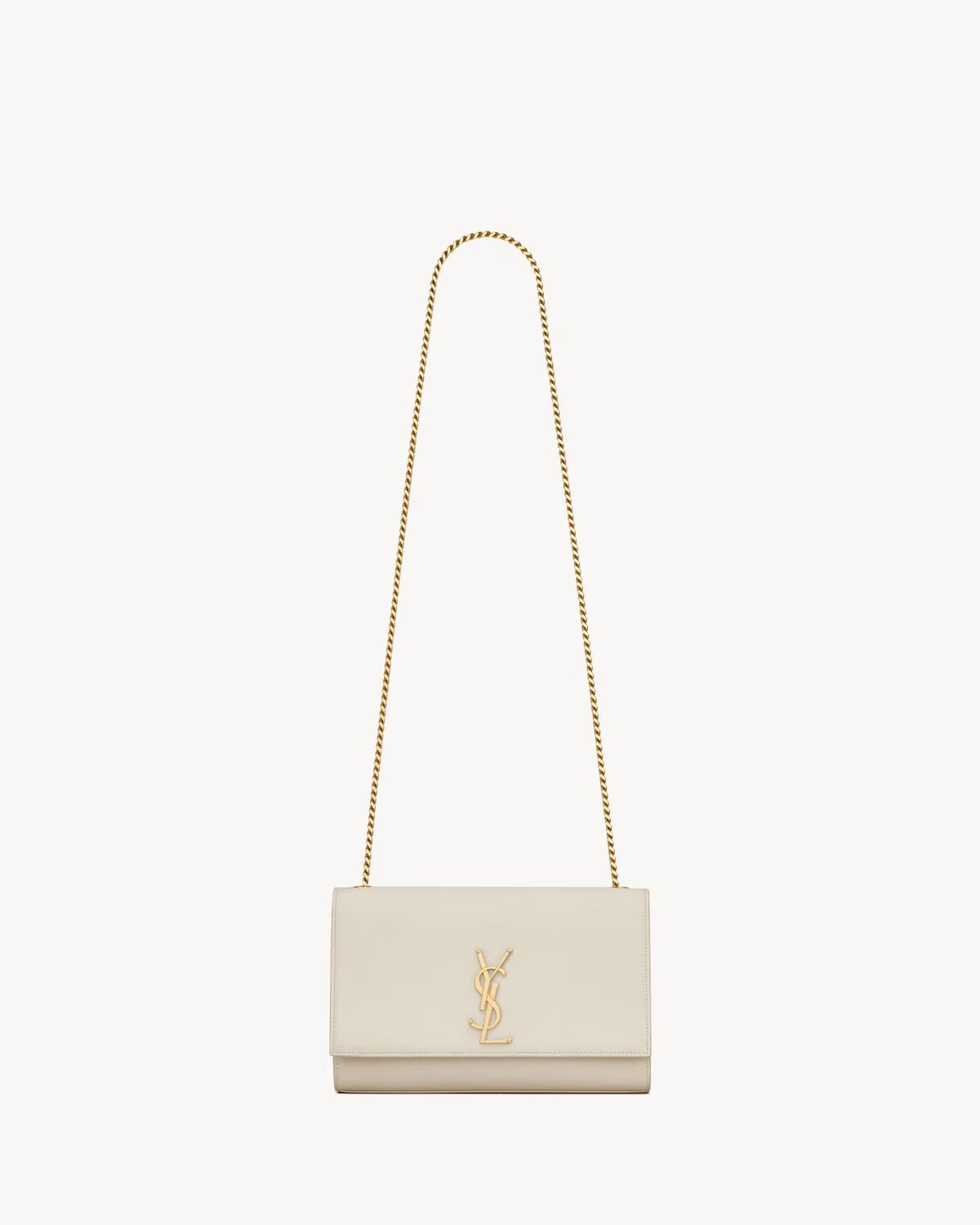 YSL Kate media em couro