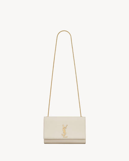 YSL Kate media em couro
