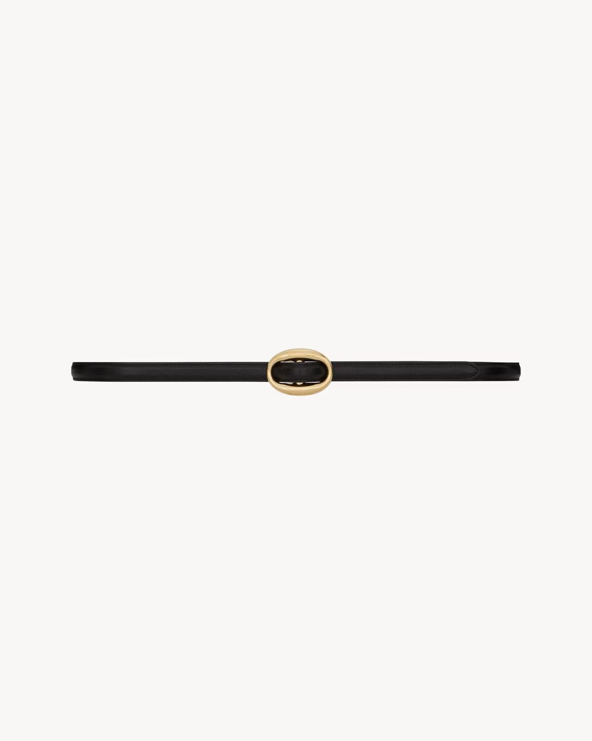 Cinto YSL com fivela oval