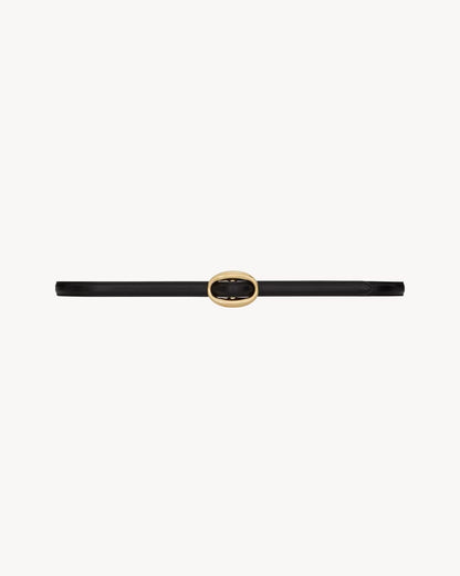 Cinto YSL com fivela oval