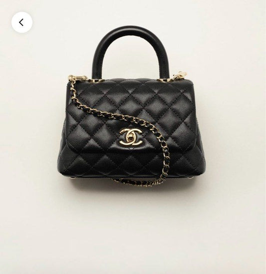 Chanel Mini Flap Bag With Top Handle