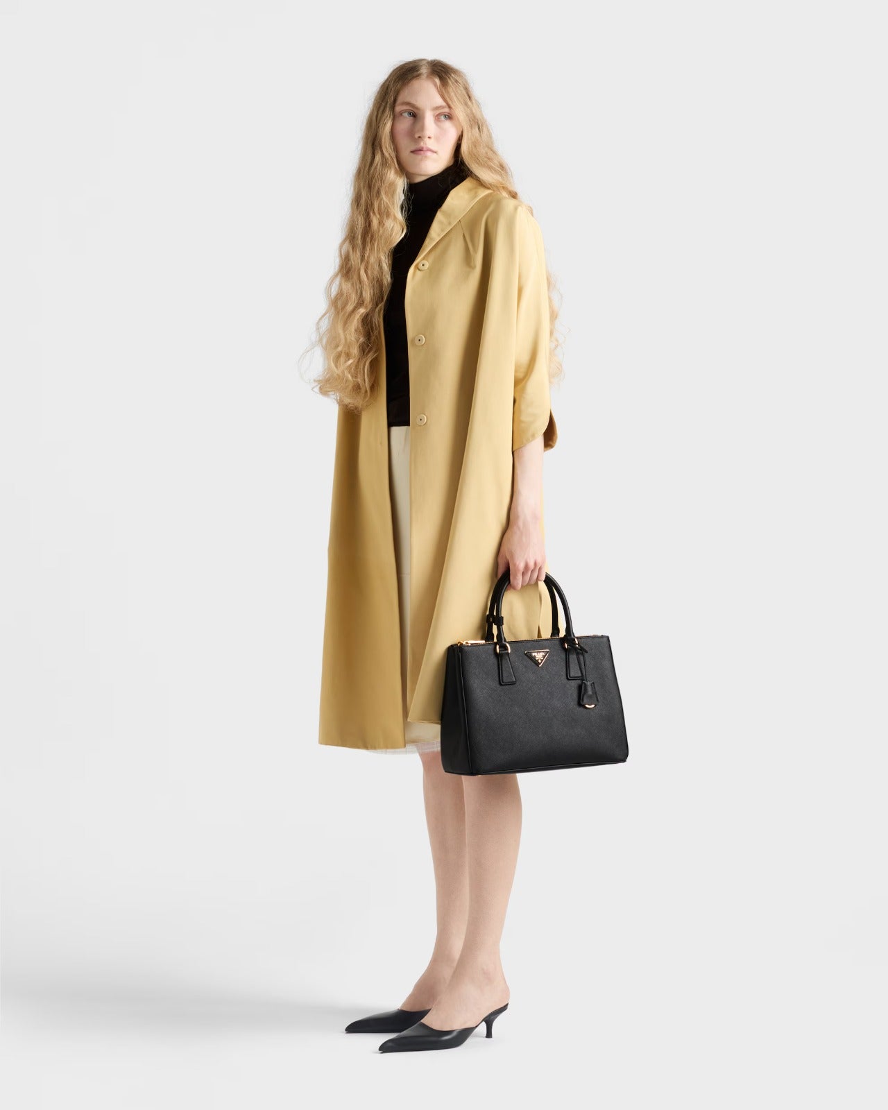 Prada Galleria Grande em Couro Saffiano